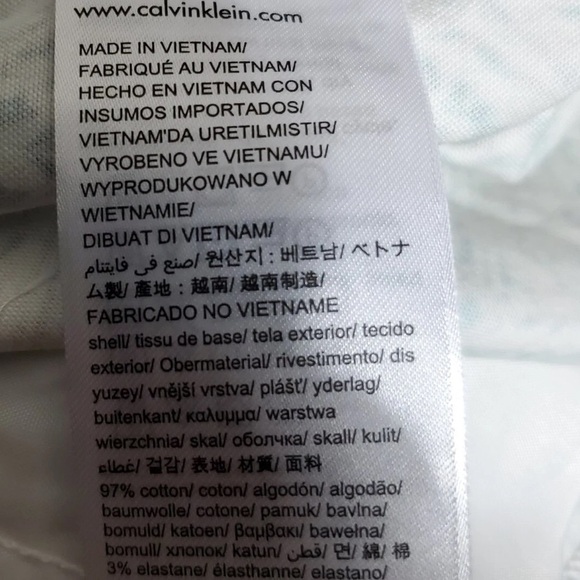 New Calvin Klein Women's High Waist Shorts - Black, Blue, and White - Picture 4 of 9